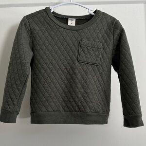 OshKosh B'gosh Quilted Gray Sweatshirt
